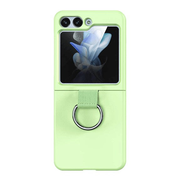 Coque de Protection avec Anneau Samsung Galaxy Z Flip 5 5G Vert Clair