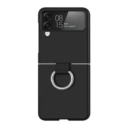Coque de Protection avec Anneau Samsung Galaxy Z Flip 3 5G Noir