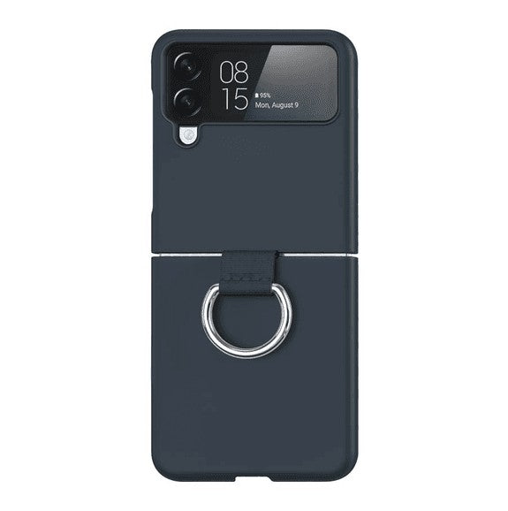 Coque de Protection avec Anneau  Samsung Galaxy Z Flip 4 5G Bleu