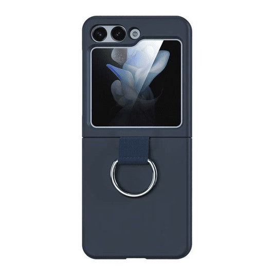Coque de Protection avec Anneau Samsung Galaxy Z Flip 5 5G Bleu